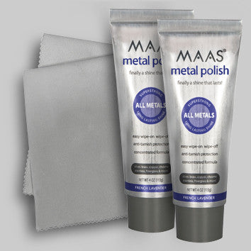 Reader Offer - Maas Metal Polish 113 grams, 4 ounce tube, free polishing cloth